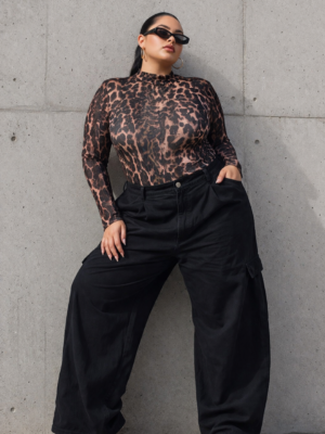 Body tul animal print