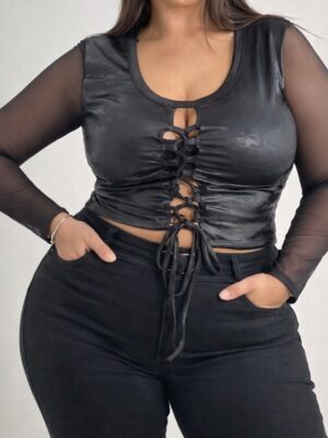 Blusa engomada tul