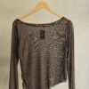 Blusa tul choco asimetrica