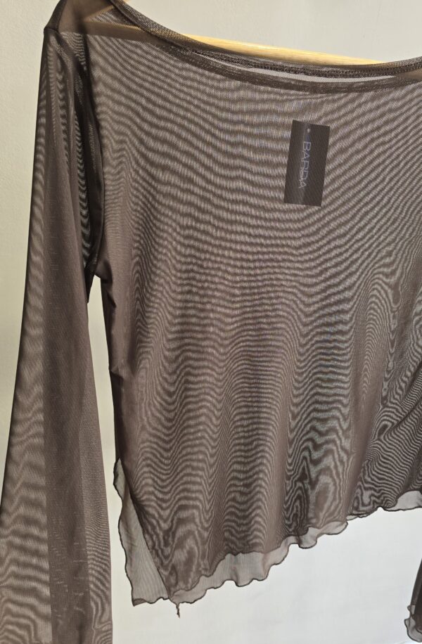 Blusa tul choco asimetrica