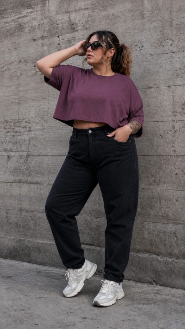 Remeras crop oversize