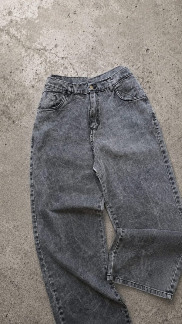 Jean wideleg grey