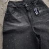 Jean wideleg strass