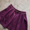 Short pollera tableada gamuza
