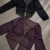 Blusa tul con hebilla V