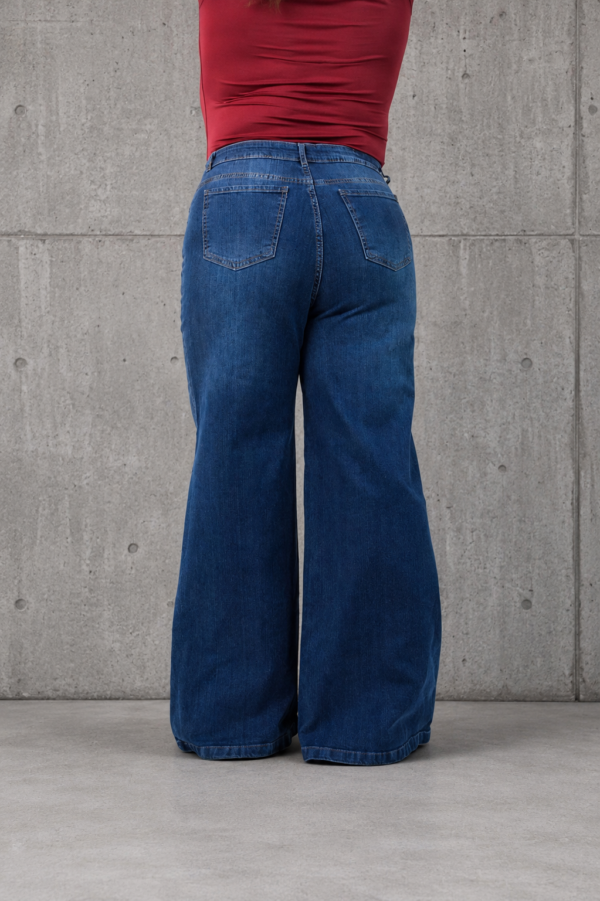 Jean wideleg strass