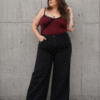 Jean wideleg strass