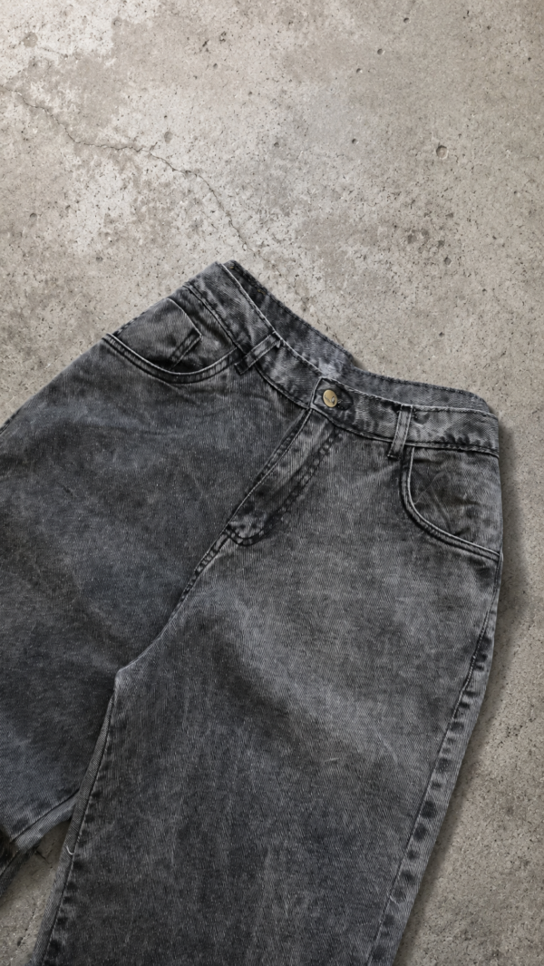 Jean wideleg grey