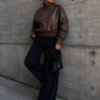 Chaqueta Morticia brown